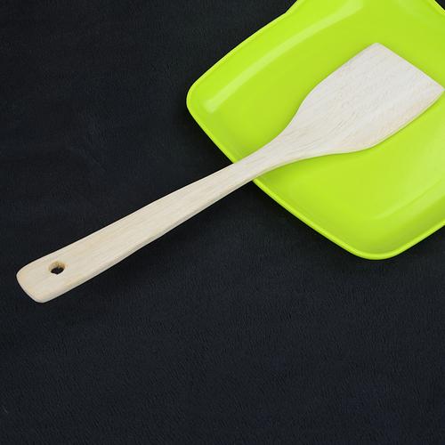 5元店專批無漆木鏟平頭鏟木制廚房用具32cm健康鏟 無煙鍋贈品批發(fā)