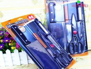 【【十元店貨源】廚房用具 不銹鋼菜刀4件套 9.9元批發(fā)】?jī)r(jià)格_廠家_圖片 -