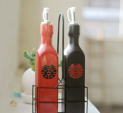 廚房必備用品 陶制調(diào)味組合 紅雙喜調(diào)味罐 醬油瓶?jī)r(jià)格 廠家 圖片