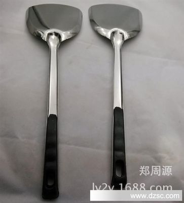 廚房用品 不銹鋼廚具 鍋鏟 一次成型 烹飪用具 不銹鋼鏟勺批發(fā)