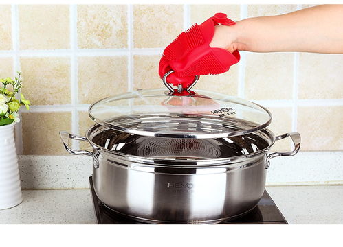 合慶硅膠洗碗刷不沾油污清潔百潔布鍋刷防燙防滑手套廚房清潔用品