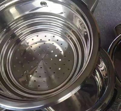 不銹鋼材質(zhì)四件套廚房用具湯鍋一個(gè)煎鍋 開(kāi)水壺批發(fā)