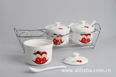 【廚房用具 陶瓷調(diào)料罐 商務(wù)禮品 工廠直銷】價(jià)格,廠家,圖片,商務(wù)禮品,長沙市麥琪禮品-